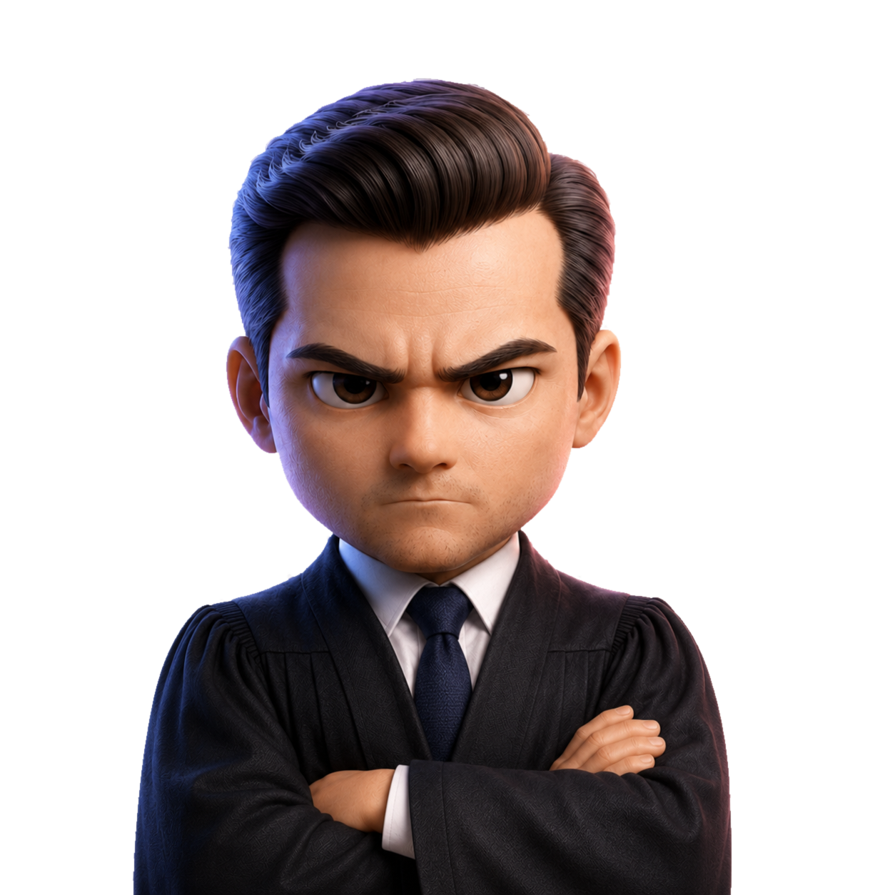 Examinador da OAB em estilo 3D